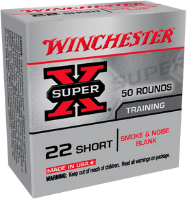 Winchester Ammo X22SBW Super X Blank 22Short 50 Per Box/100 Case 121880 Winchester Ammo X22SBW Super X Blank 22Short 50 Per Box/100 Case 121880