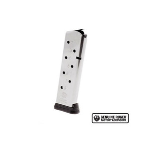 MAGAZINE 8RD 45 ACP FOR RUGER SR1911 SILVER 250022955 MAGAZINE 8RD 45 ACP FOR RUGER SR1911 SILVER 250022955