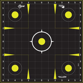Allen EZ Aim Non-Adhesive Splash Target 12.5" Black and Yellow 30 per Pad AN1521130