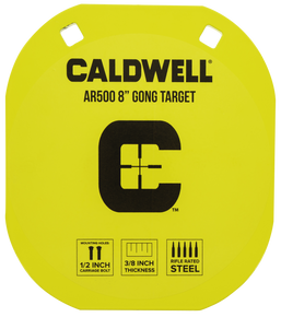 Caldwell 1116703 Gong 8" Yellow AR500 Steel 0.38" Thick Hanging 142468 Caldwell 1116703 Gong 8" Yellow AR500 Steel 0.38" Thick Hanging 142468