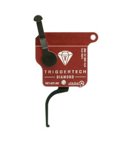 TriggerTech Rem Clone(NO BOLT STOP)Black Diamond Flat Trigger Single Stage Adjustable Black/Red ZTR70SRB02TNF