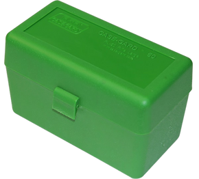 MTM Case-Gard RL5010 Ammo Box Flip-Top 270 Win/25-06 Rem/30-06 Springfield Green 50rd 164714