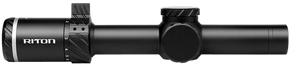 Riton Optics 3T18ASIBLK2 3 Tactix Black 1-8x24mm 30mm Tube Illuminated OT Reticle 153412 Riton Optics 3T18ASIBLK2 3 Tactix Black 1-8x24mm 30mm Tube Illuminated OT Reticle 153412