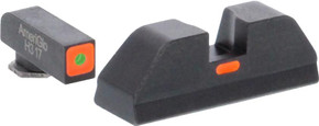 Green Tritium Outline Orange Square (non trit) REAR for Glock Gen 5 KQGL5616 Green Tritium Outline Orange Square (non trit) REAR for Glock Gen 5 KQGL5616