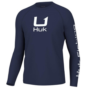 Huk Icon Crew Long Sleeve Shirt Naval Academy L ATH1200573413L Huk Icon Crew Long Sleeve Shirt Naval Academy L ATH1200573413L
