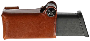 Galco HMC24 HMC Mag Carrier Horizontal Tan Steerhide Fits Glock 17 Gen 1-5 Ambidextrous 175096 Galco HMC24 HMC Mag Carrier Horizontal Tan Steerhide Fits Glock 17 Gen 1-5 Ambidextrous 175096