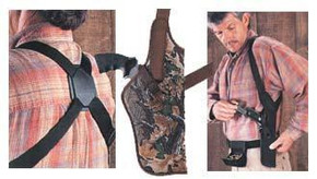 Uncle Mike's Sidekick Vertical Shoulder Holsters Fits 3-3/4" - 4 1/2" Brl Lg. Auto - RH UM83151