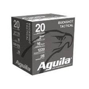Aguila Hunting Shotshells 20 ga 2-3/4" 1oz 1220 fps #2 Buck 25/ct AU1C2002BA