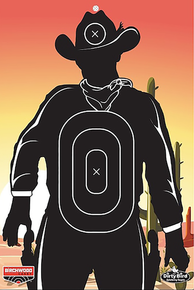 Birchwood Casey BC-35771 Dirty Bird Target Gunslinger Skyline 12" x 18" 6 Pack 178859