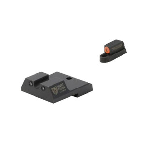 CZ P-10C ORANGE FRONT & BLACK REAR, U NOTCH REAR 100033163 CZ P-10C ORANGE FRONT & BLACK REAR, U NOTCH REAR 100033163