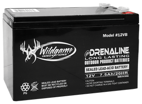 Wildgame Innovations WGIWGIBT0011 Edrenaline Rechargeable Battery Black 12.0 Volts 145130
