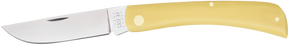 Case 00038 Sod Buster Folding Skinner Plain Tumble Polish Carbon Steel Blade/Smooth Yellow Synthetic Handle 174889 Case 00038 Sod Buster Folding Skinner Plain Tumble Polish Carbon Steel Blade/Smooth Yellow Synthetic Handle 174889