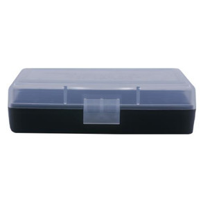 Berry's Ammo Box #401 - .380 cal/9mm 50/rd Clear/Black JF71933