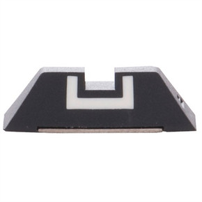 REAR FIXED SIGHT 6.9MM FOR GLOCK BLACK W/WHITE OUTLINE 100002672 REAR FIXED SIGHT 6.9MM FOR GLOCK BLACK W/WHITE OUTLINE 100002672