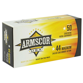 Armscor FAC44M1N USA  44Rem Mag 240gr Semi Wadcutter 50 Per Box/8 Case 35293