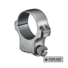 RUGER 5K30MM HIGH SCOPE RING STAINLESS 250023107 RUGER 5K30MM HIGH SCOPE RING STAINLESS 250023107