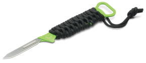 HME HMEKNSKRAB Skeleton Replace a Blade Fixed Skinner Plain Stainless Steel Blade/Black/Green Cord Wrapped Micarta Handle Includes 5 Replacement Blades/Sheath 124138 HME HMEKNSKRAB Skeleton Replace a Blade Fixed Skinner Plain Stainless Steel Blade/Black/Green Cord Wrapped Micarta Handle Includes 5 Replacement Blades/Sheath 124138