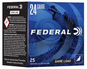Federal N1248 Game-Shok Heavy Field 24Gauge 2.50" 11/16oz 8Shot 25 Per Box/10 Case 130682