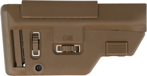 B5 Systems CPS1306 Precision  Coyote Brown Synthetic Adjustable with Cheek Riser Fits AR-Platform 156438