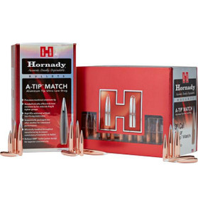 Hornady Aluminum A-Tip Match Rifle Bullets .22 cal .224" 90 gr PT 100/ct HO2286 Hornady Aluminum A-Tip Match Rifle Bullets .22 cal .224" 90 gr PT 100/ct HO2286