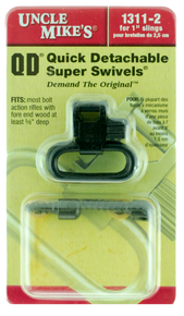 Uncle Mike's 13112 Super Swivel Quick Detach 115 RGS Tri-Lock Blued 1" Loop for Most Rifles w/Wood Forend 44103 Uncle Mike's 13112 Super Swivel Quick Detach 115 RGS Tri-Lock Blued 1" Loop for Most Rifles w/Wood Forend 44103