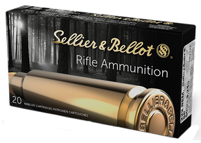 Sellier & Bellot SB222A Rifle  222Rem 50gr Soft Point 20 Per Box/60 Case 61905