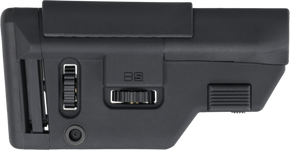 B5 Systems Precision Black Synthetic Adjustable with Cheek Riser Fits AR-Platform 153556 B5 Systems Precision Black Synthetic Adjustable with Cheek Riser Fits AR-Platform 153556