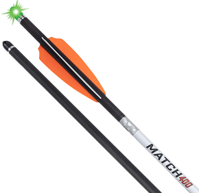 Tenpoint HEA7693 Match 400 Alpha Blaze Carbon 20".004 Straightness 3 Pack green 164346