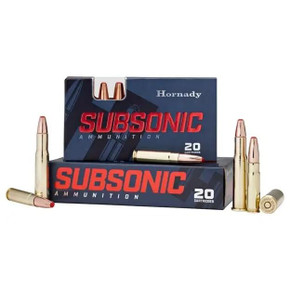 Hornady Sub-X Subsonic Rifle Ammunition .30-30 Win 175 gr. PT 1050 fps 20/ct HO80809 Hornady Sub-X Subsonic Rifle Ammunition .30-30 Win 175 gr. PT 1050 fps 20/ct HO80809