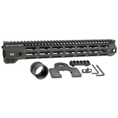 Midwest Industries One Piece Free Float Handguard 14" M-LOK Compatible Black MWMIG4M14