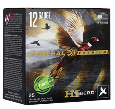 Federal HVF12HW5 Federal Premium Hi-Bird 12Gauge 2.75" 1 1/4oz 5Shot 25 Per Box/10 Case 155752