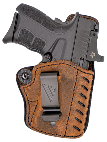 Versacarry CFD2111 Comfort Flex Deluxe IWB Size 01 Leather Belt Clip Right Hand 151651