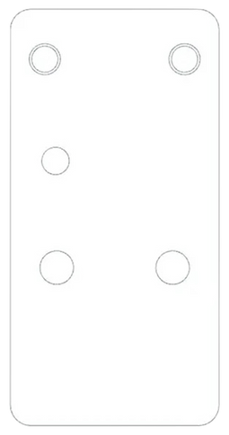 Beretta USA EUS03063 APX A1 Carry Optic Plate Black, Fits Beretta APX A1 Carry, Holosun K Series Pattern Footprint Mount 155839
