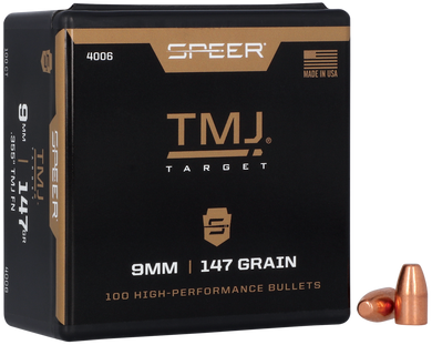 Speer 4006 TMJ  9mm 147gr Total Metal Jacket 100 Per Box/5 Case 29658