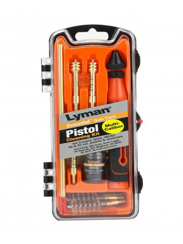 Lyman Essential Pistol Cleaning Kit 9mm 40cal & 45ACP LY04036