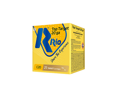 Rio Ammunition TT208 Top Target  20Gauge 2.75" 7/8oz 8Shot 25 Per Box/10 Case 174736