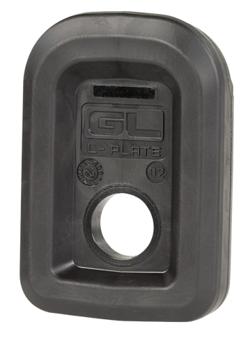 Magpul MAG567-BLK GL L-Plate  Made of Polymer w/ Over Molded Rubber & Black Finish for PMAG 17 GL9/15 GL9 Magazines 114291
