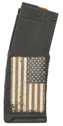 Black Rain Ordnance MAG30AMFLAG Magazine  30rd 223 Rem/5.56x45mm NATO American Flag Engraving Fits AR-15/M16/M4 158740