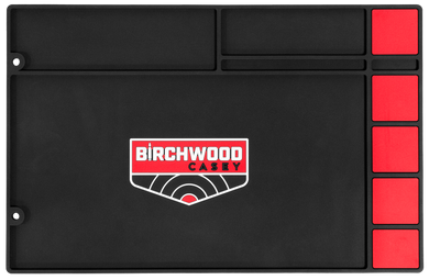 Birchwood Casey 30250 Pistol Cleaning Mat Black/Red Rubber 17" x 11" 164780