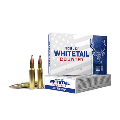 Nosler 40120 Whitetail Country  308Win 165gr Spitzer Boat Tail 20 Per Box/10 Case 171865
