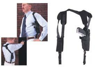 Uncle Mike's Pro-Pak Horizontal Shoulder Holsters Fits 3.25-3.75" Med. & Large Autos UM77160