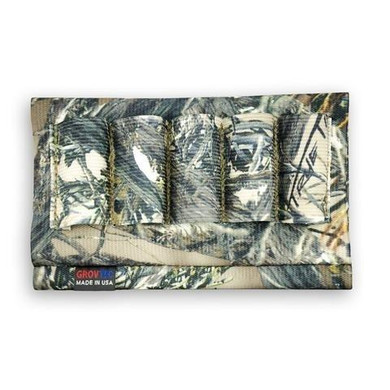 Grovtec Buttstock Cartridge Shell Holder Shotgun Open Style TrueTimber XUGTAC77