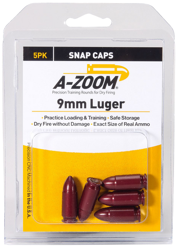 A-Zoom 15116 Precision Pistol 9mm Luger 5Pack 11354