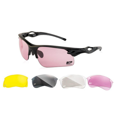 Smith & Wesson M&P Harrier Shooting Glasses Half Frame with Interchangeable Lens PH110175