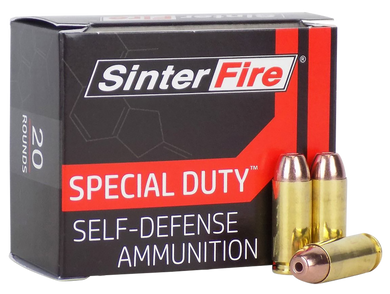 SinterFire Inc SF10125SD Special Duty (SD)  10mmAuto 125gr Lead Free Frangible Hollow Point 20 Per Box/10 Case 145260