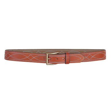 DeSantis Fancy Stitch Lined Belt 1.5" Tan Size 42 DIB27TP42Z0