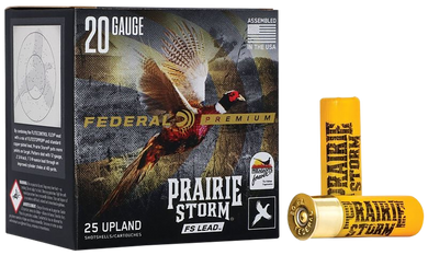 Federal PFX126FS4 Premium Prairie Storm FS 12Gauge 2.75" 1 1/4oz 4Shot 25 Per Box/10 Case 162256