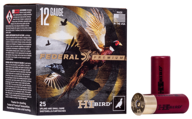Federal HVF12H6 Premium Hi-Bird 12Gauge 2.75" 1 1/4oz 6Shot 25 Per Box/10 Case 116539