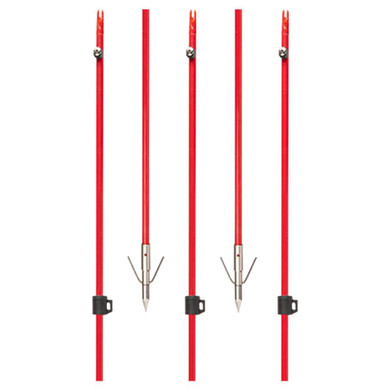 Cajun Bowfishing Fiberglass Arrow with Piranha Point XT IBABF4910