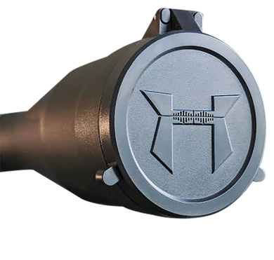 Huskemaw Optics 20SFC530T Tactical Flip-Up Lens Caps Black Rubber, 56mm Objective, Compatible w/Tactical Hunter 5-30x56mm 160062